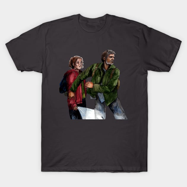 Joel and Ellie T-Shirt by Heather Dorsch Creations